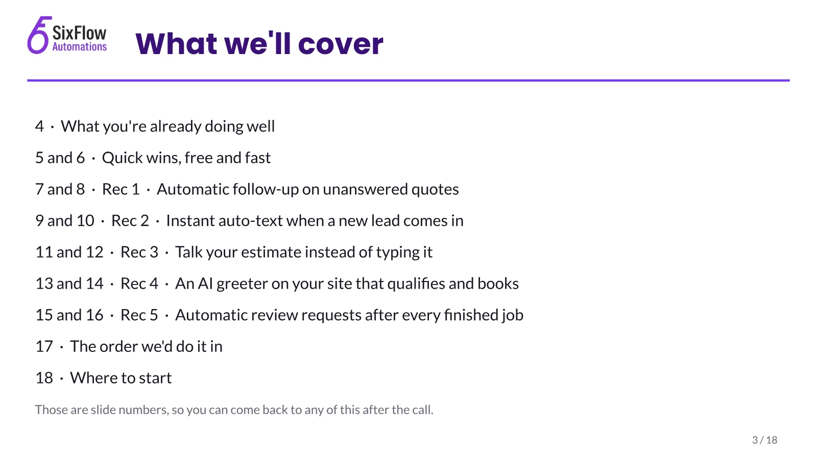 A website telling Google not to list it, slide 3 of 18