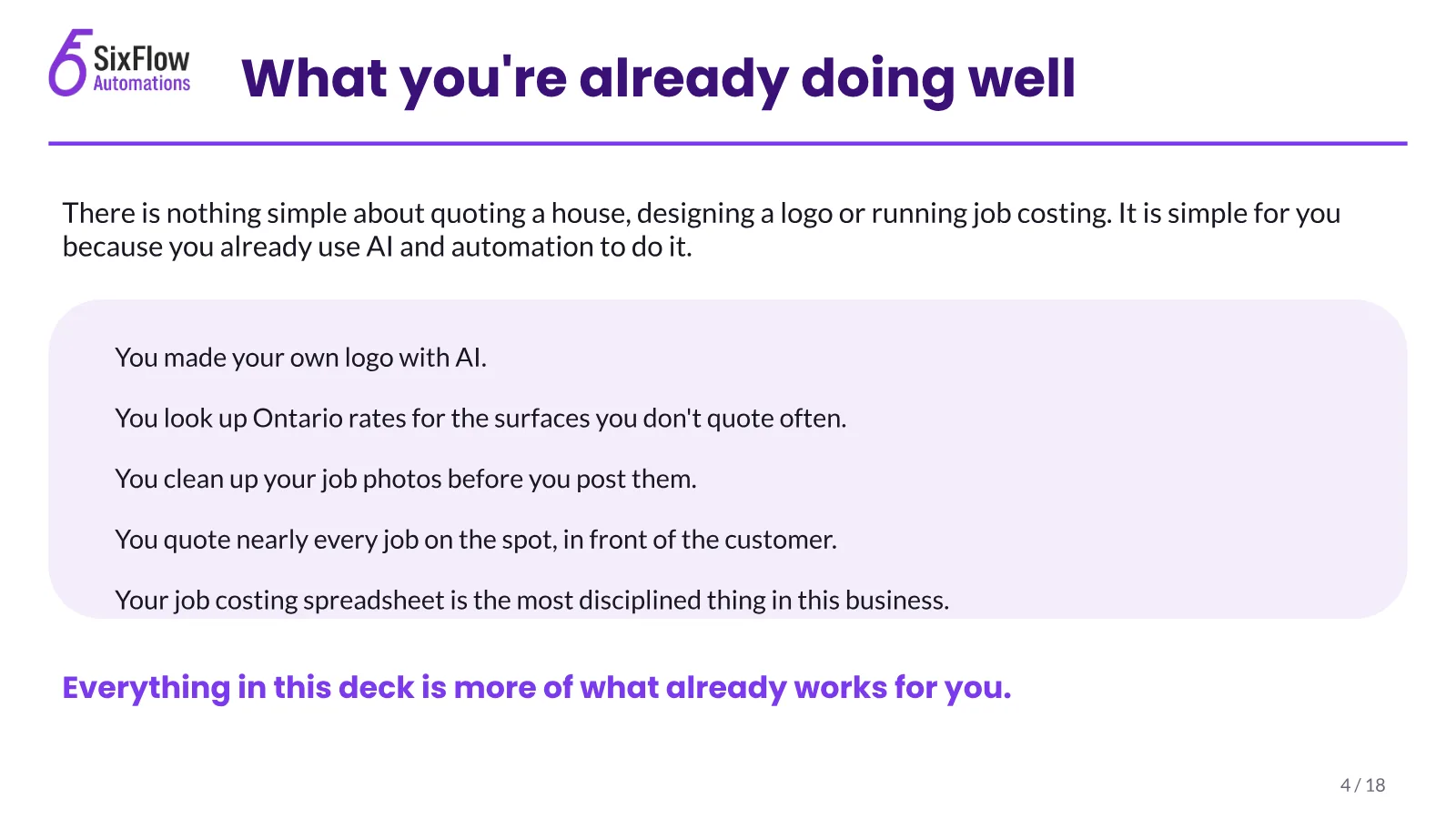 A website telling Google not to list it, slide 4 of 18