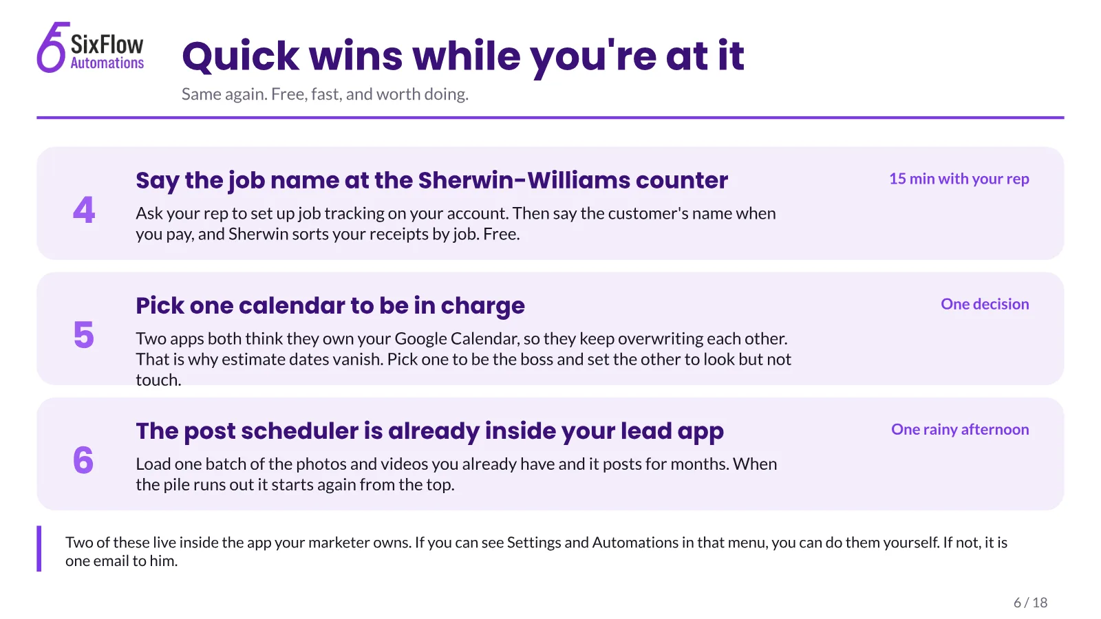 A website telling Google not to list it, slide 6 of 18
