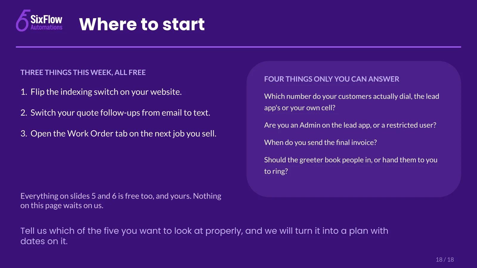A website telling Google not to list it, slide 18 of 18