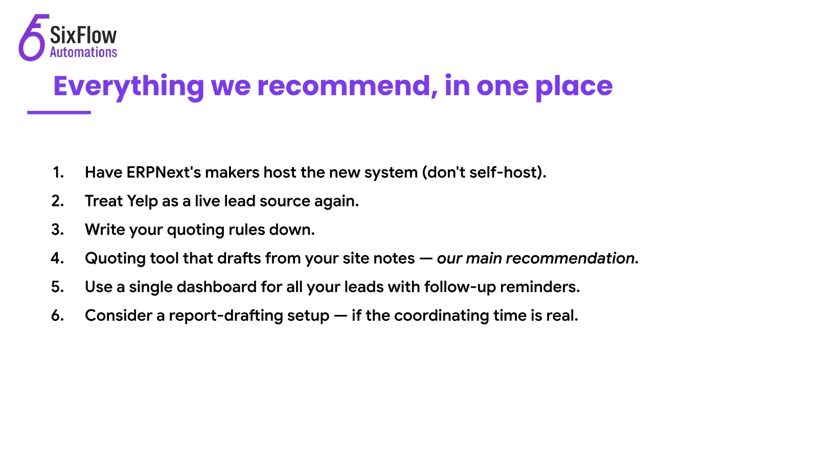 The bottleneck wasn't quoting. It was retyping the quote., slide 14 of 16