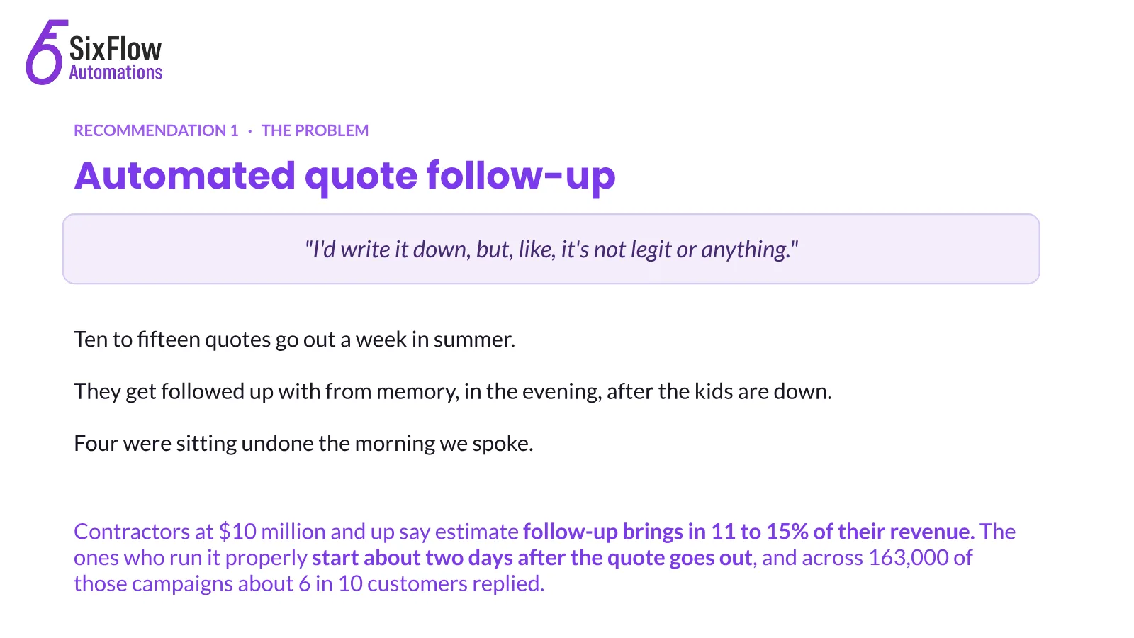 Chasing quotes from memory, after the kids are down, slide 5 of 15